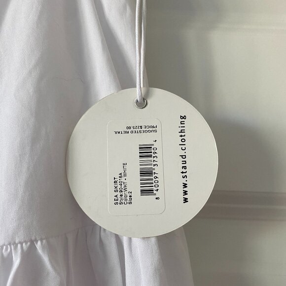 STAUD Sea Skirt - White - Picture 5 of 5